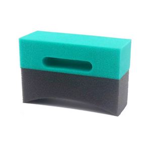 Éponge applicatrice de haute qualité en <span class=keywords><strong>polyuréthane</strong></span> haute densité pour le nettoyage des pneus de voiture, la cire et le revêtement céramique - Product Image 4