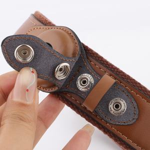 Harga grosir kompetitif kerah anjing kulit PU lembut dengan pegangan Tag udara tekan panas mudah untuk disesuaikan untuk pelatihan anjing - Product Image 3