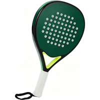 Housse de protection pour raquette de paddle-tennis, 2 bracelets, 1 grip, ensemble de raquettes de pickleball, fibre de carbone, noyau de 16 mm pour un contrôle et une rotation optimisés