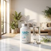 Capsules de complément alimentaire NAD+ Resvératrol Quercétine, antioxydant, santé cellulaire, végétalien, sans sucre, 60 capsules, étiquette privée OEM