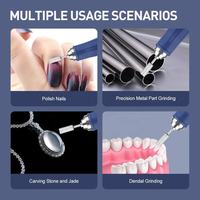 Micromoteur professionnel 35000 tr/min puissant 210 pour perceuse à ongles électrique, lime à ongles électrique