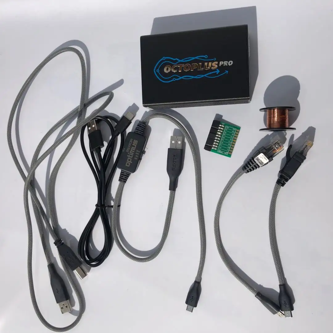 newest version Original Octo plus Pro Box with Cable Set for Samsung + LG + eMMC/JTAG