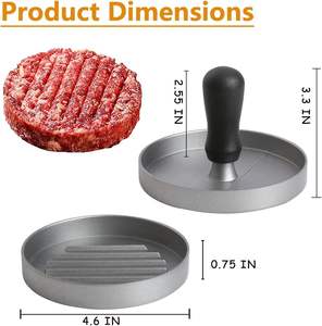 Prix de gros Presse à hamburger Smash Machine à hamburger en aluminium robuste pour hamburgers farcis - Product Image 2