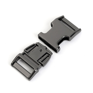 Hebilla de liberación lateral de 20 mm de aleación de zinc negra duradera para bolsos, mochilas y bandoleras - Product Image 3