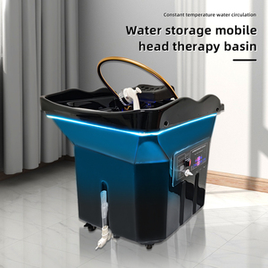 Évier de Lavage Portable de Salon <span class=keywords><strong>avec</strong></span> Massage Crânien et Équipement de <span class=keywords><strong>Spa</strong></span>, et Réservoir d'Eau de 60L – <span class=keywords><strong>Mobilier</strong></span> de Salon - Product Image 2