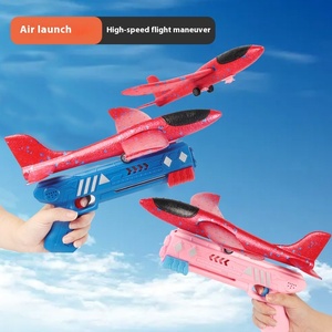 Jouet d'Extérieur Tendance pour Enfants Grand Modèle d'Avion à Catapulte <span class=keywords><strong>Pistolet</strong></span> <span class=keywords><strong>Lanceur</strong></span> d'Avion Tournant en Mousse Lancé à la Main en Plastique Durable - Product Image 4