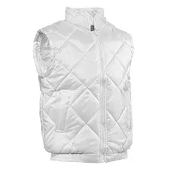 Gilet - 881 XS Baker - Colore: Bianco - Chiusura con zip frontale. Presenta due tasche esterne aperte. - Product Image 2