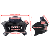 Kit de montage de carénage de phare de moto pour Harley Softail 2018 et modèles ultérieurs Fat Boy Low Rider Breakout Street Bob Heritage