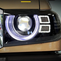 Ensemble de phares LED KGKB pour Toyota Land Cruiser LC76 LC7X 2006-2023, mise à niveau DRL, clignotants, lentille de projecteur 6000K, Plug & Play
