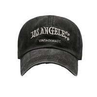 Casquette de baseball vintage de luxe pour femmes et hommes, grande taille, en tissu sergé Oxford délavé avec motifs à pois léopard