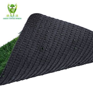 Màu xanh lá cây tháp giá rẻ giá không infill 100% PE + PP bóng đá bóng đá lĩnh vực Thảm cỏ nhân tạo tổng hợp Turf - Product Image 4