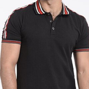 Haute qualité 100% coton bande fil hommes Polo T-Shirt Logo personnalisé respirant Style décontracté à manches courtes - Product Image 6