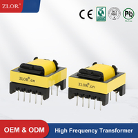 Transformador HF Personalizado de Alto Rendimiento ZLOR Factory OEM EF20-25 para Diversos Equipos Audiovisuales y Aplicaciones Específicas