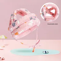 Casquette de protection anti-chute pour bébé, nourrisson et tout-petit, respirante, en polyester, pour l'été, fabriquée en Chine
