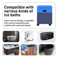 Enfriador de Baño de Hielo con Inversor Fengmang de 1HP, Enfriamiento Rápido, Control Inteligente para Recuperación, Sistema de Spa, Gimnasio, Centro de Bienestar
