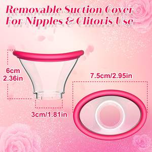 Vibratore giocattolo del sesso per donna punto G rosa leccare capezzolo di aspirazione massaggiatore vibrante in silicone succhiare tiralatte fornitore di giocattoli del sesso - Product Image 2