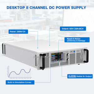 Sistema de Prueba de Baterías de 3U para Montaje en Rack, Programable, de 8 Canales, de CA a Fuente de Alimentación, 0-60V 0-20A 200W, Diseño Híbrido de Conmutación Lineal - Product Image 6