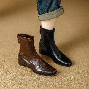Nouvelles Chaussures Habillées Homme S0068X en Cuir Véritable de Vachette, Style Gentleman, à Enfiler, Camouflage Perlé, Légères, Brodé, pour Mariage Automne, Semelle en Acier - Product Image 4