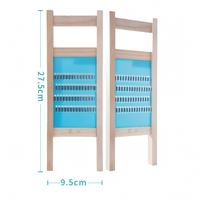 Groentehakker Mandoline Snijder Ui Aardappel 4,5mm Extra Grote Julienne Massief Houten Handmatige Professionele Keukenhulp Karton