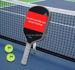 Hochwertiger <span class=keywords><strong>Pickleball</strong></span>-Schläger mit individuellem Logo, breiter Schlagfläche, Carbonfaser-Material, PP-Wabenkern, 235g Gewicht, Nylon-Tragetasche - Product Image 5