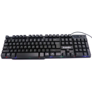 104 touches rougeoyantes claviers filaires USB universels Teclado RGB Clavier <span class=keywords><strong>De</strong></span> Gamer Pour Pc clavier <span class=keywords><strong>de</strong></span> jeu pour ordinateur portable - Product Image 3
