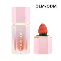 Personnalisez votre logo Meilleur fard à joues Maquillaje Maquillage Blush Baume Vegan Vente en gros de luxe Golden Single Face Cream Blush