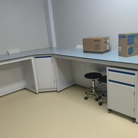 Banc de laboratoire en acier à structure modulaire, table de laboratoire étanche, banc de laboratoire pour étudiants à structure en acier