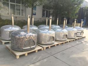 고품질 대형 상업용 장작 화덕 피자 오븐 야외 주방 피자 오븐 (야외 정원용) - Product Image 6