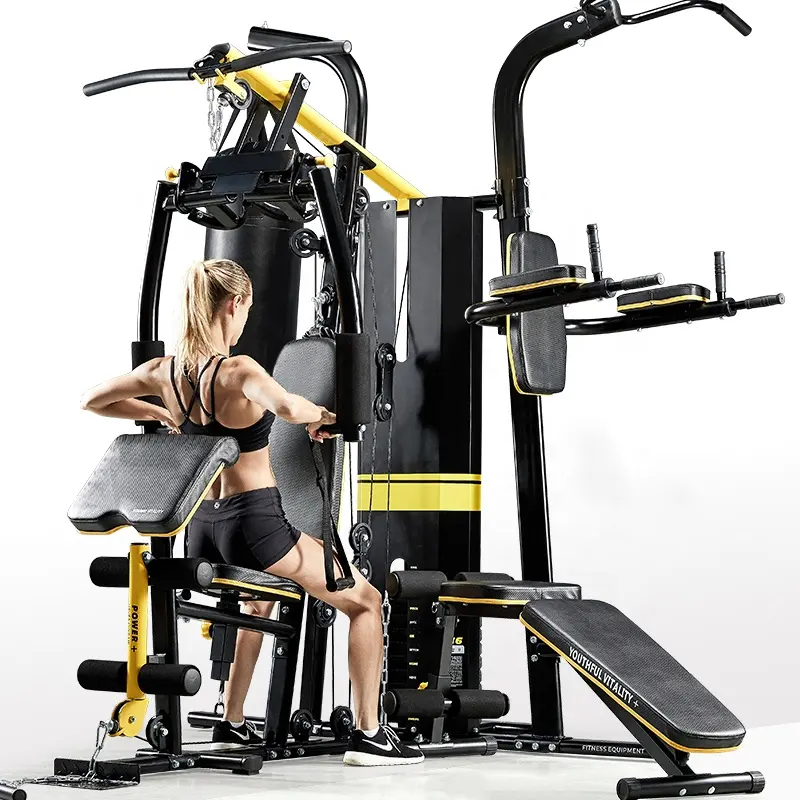 SD-M6 Factory directly sale Multi-functional comprehensive trainer bodybuilding gym combination station streng with 48 functions