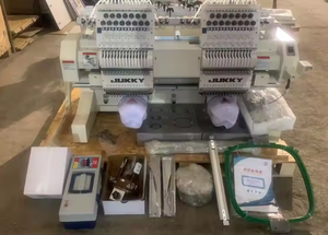 Nouvelle machine à broder industrielle informatisée automatique 1502, 12/15 aiguilles pour casquettes, t-shirts, sweats à capuche, moteur inclus - Product Image 6