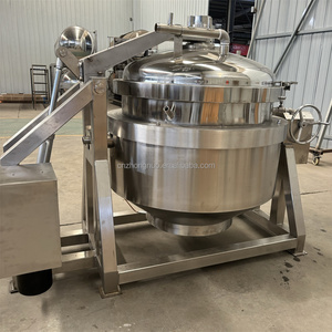 <span class=keywords><strong>Olla</strong></span> <span class=keywords><strong>a</strong></span> Presión Industrial Automática de Acero Inoxidable de 1.4m <span class=keywords><strong>con</strong></span> Motor Eléctrico para Plantas de Procesamiento de Alimentos - Product Image 1
