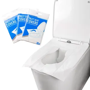 Hygiënische Reisverpakking Wegwerp Wc-Stoelhoes Papier Doorspoelbaar Wegwerp Toiletbrilhoezen Papier