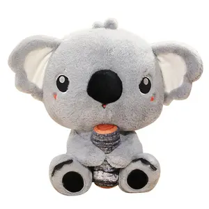 30/45 Cm Custom Knuffels Koala Pop Met Boomstronk Groothandel Koala Gevulde Knuffel Koala Pluche Kussen