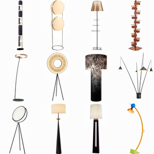 Lámpara de pie de luz Vertical de estilo Simple chino de lujo para sala de estar Hotel vestíbulo dormitorio Villa estudio E26/E27 Base de luz LED - Product Image 1