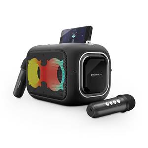 Karaoke <b>Star</b> - Portable Speaker (Bluetooth 5.3, MP3 player, <b>LED</b> <b>lights</b>, 60W, IPX4, 2 microphones, 8 hours of battery life) - Product Image 3
