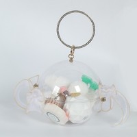 Fabricant de boules de bonbons en acrylique transparent boîte à bijoux cadeau de banquet de mariage en gros