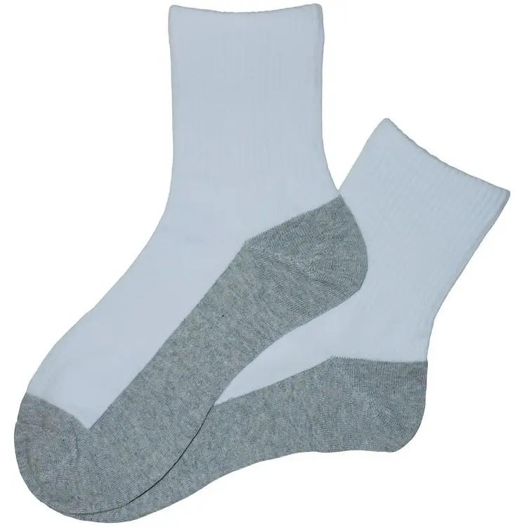 JX-I-1196 çocuklar beyaz çoraplar % 100% pamuk beyaz okul erkek çorap