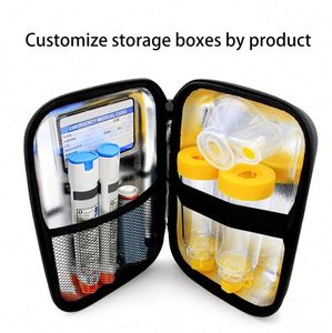 Estuche de Viaje Aislado de 8 Pulgadas para Inhalador de Asma, Bolsa de Transporte de EVA Compatible con Máscaras Espaciadoras para Inhaladores (Solo el Estuche) - Product Image 3