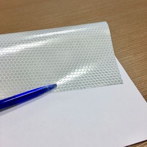 Prismatic Reflective Sheeting <strong>Printable</strong> Honeycomb PVC Reflective Sticker <strong>Vinyl</strong> <strong>Roll</strong> - Product Image 3