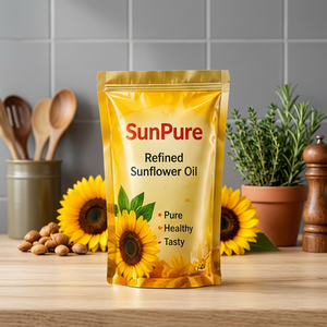 Huile d'olive raffinée SunPure, sachet refermable en BOPP laminé, qualité alimentaire, thermoscellable pour l'emballage des huiles comestibles - Product Image 4