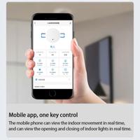 Capteur de présence humaine Tuya Zigbee WIFI à montage au plafond 100-240V, technologie radar MmWave, moniteur d'éclairement pour la détection de mouvement variée