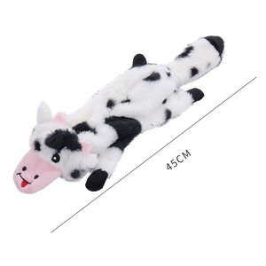 Интерактивные плюшевые игрушки для собак без набивки, двухслойная ткань, пищалка, шуршание, мультяшные животные, игрушки для жевания для собак, стимуляция развития - Product Image 4