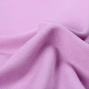 Vải Pique Vải Polyester Thiết Kế Thời Trang Tùy Chỉnh 100% P 200Gsm Cho Áo Thun Có Cổ