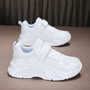 Preto e Branco Crianças Casual Shoes Atacado Moda Verão Meninos Calçado Esportivo Novo Design Escola Tênis para Crianças Meninas - Product Image 4