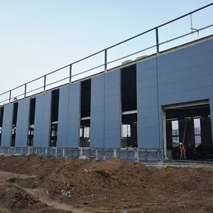 Construtor de estrutura de aço metal para armazém de construção industrial, estrutura de aço personalizada barata, oficina