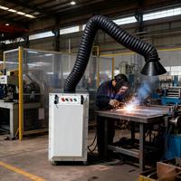 Collecteur de fumée et de poussière de soudage portable avec bras d'extraction flexible à 360 degrés, filtre PTFE pour extracteur de fumée de soudage en usine