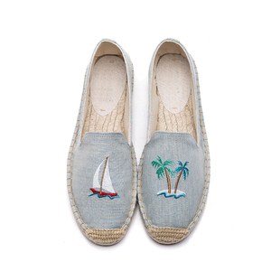 Alpargatas Toile Plat Chaussures de Pêcheur Femmes Hommes <span class=keywords><strong>Espadrilles</strong></span> Dame Mocassins Erp <span class=keywords><strong>Espadrilles</strong></span> Femme Homme - Product Image 2