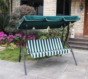 <span class=keywords><strong>Lit</strong></span> balançoire <span class=keywords><strong>de</strong></span> <span class=keywords><strong>jardin</strong></span> moderne pour l'extérieur, chaise à <span class=keywords><strong>bascule</strong></span> <span class=keywords><strong>double</strong></span>, coussin imperméable, structure en acier, résistant à la pluie et au soleil, pour utilisation en cour - Product Image 2