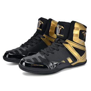 Nouveautés Chaussures de lutte et de boxe pour hommes avec empeigne en mesh et semelle en caoutchouc pour toutes les saisons - Product Image 2