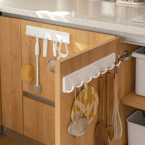 Wall Mounted Spice <b>Rack</b> Rectangle Punch Free Painted For Kitchen Seasoning <b>Storage</b> - Product Image 3